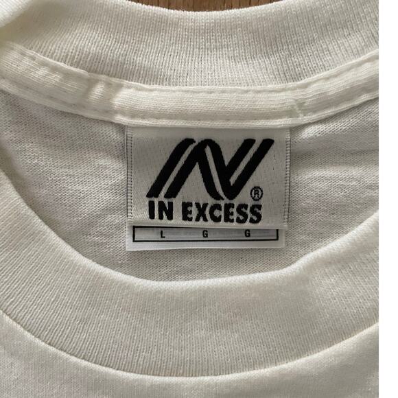 VTG 90s In Excess Arizona Native American Horse White T-Shirt size L - Picture 5 of 7